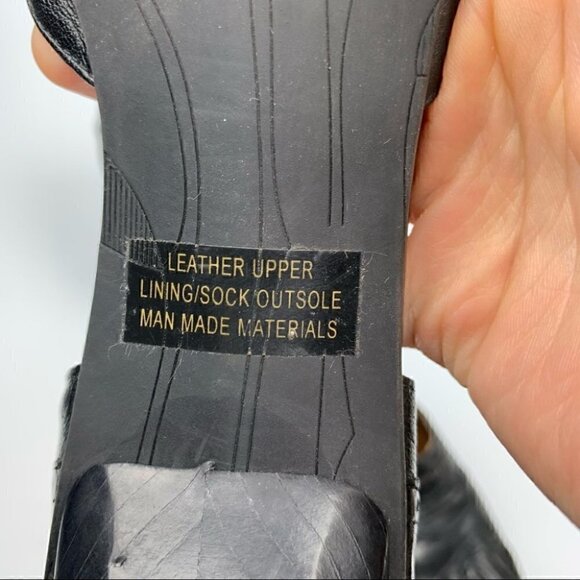 J Jill womens heels size size 38 black leather Mary Janes Academia regency - Picture 11 of 14